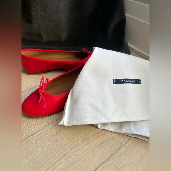 Margaux The Demi red ballet flats - Picture 7 of 10